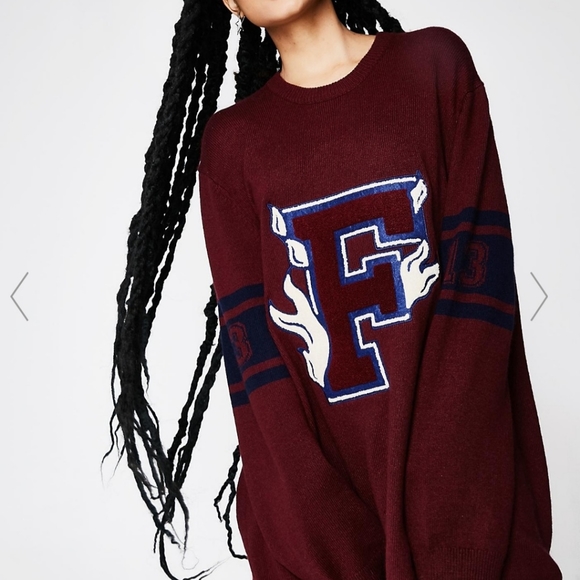 Puma Sweaters - Puma x Fenty by Rihanna oversized varsity sweater